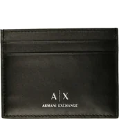 Etui na dokumenty i karty - Armani Exchange Skórzane etui na karty - miniaturka - grafika 1