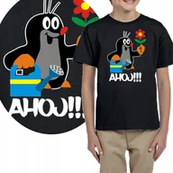 Moda i Uroda OUTLET - 0446 KOSZULKA DZIECIĘCA KRECIK SĄSIEDZI CZARNA 116 - miniaturka - grafika 1