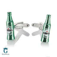 Spinki do mankietów i krawatów - Spinki do mankietów Piwo Heineken PS-805A - miniaturka - grafika 1