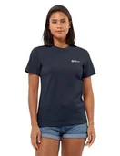 Koszulki i topy damskie - Jack Wolfskin Damska koszulka Essential, niebieski (Night Blue), XS - miniaturka - grafika 1
