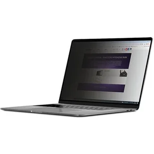 Qoltec Filtr prywatyzujący RODO MacBook Pro Touch Bar | 15,5" - Filtry prywatyzujące - miniaturka - grafika 1