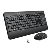 Zestawy myszka + klawiatura - Logitech MK540 Advanced klawiatura RF Wireless QWERTZ Swiss Czarny - miniaturka - grafika 1