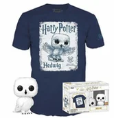 Figurki kolekcjonerskie - Funko POP! & Tee, zestaw, Harry Potter, Hedwiga, M - miniaturka - grafika 1