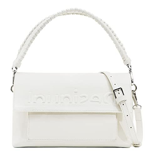 Desigual Damska torebka półlogo 23 Venecia 6000 Brown, biały, jeden rozmiar