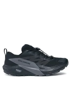 Salomon Buty Sense Ride 5 GORE-TEX L47147200 Czarny - Buty sportowe męskie - miniaturka - grafika 1