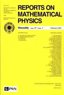 Reports On Mathematical Physics 871 Polska - Andrzej Jamiołkowski, Ryszard Mrugała - Czasopisma - miniaturka - grafika 1