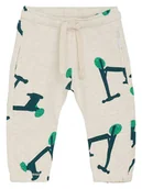 Spodenki dla niemowląt - Noppies Spodnie dresowe w kolorze kremowym - miniaturka - grafika 1