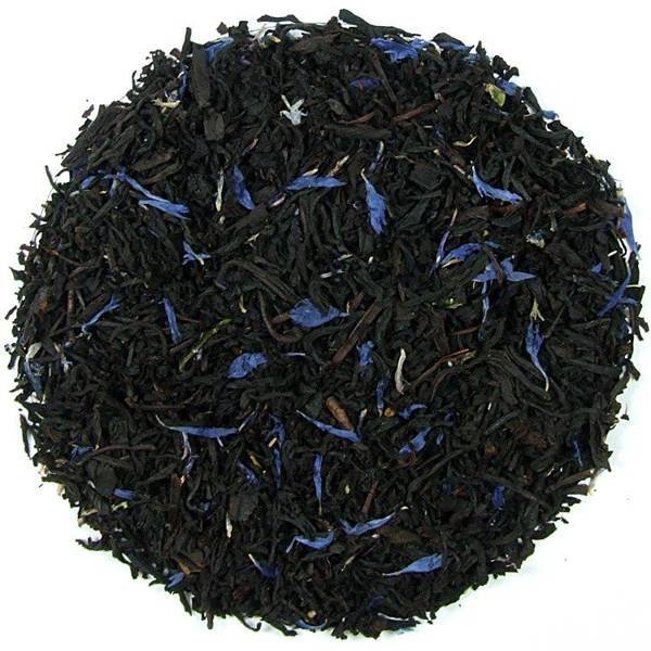 Herbata Earl Grey Blue z bławatkiem 50 g - bławatek