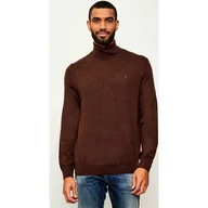 Swetry męskie - POLO RALPH LAUREN Wełniany golf Regular Fit - miniaturka - grafika 1