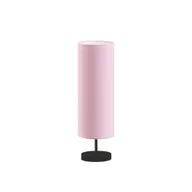 Lampy stojące - Lampka nocna LYSNE Sydney, 60 W, E27, jasnoróżowa/czarna, 50x15 cm - miniaturka - grafika 1