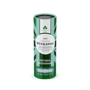 Ben&Anna Ben&Anna Naturalny Dezodorant Mint 40 G - Dezodoranty i antyperspiranty unisex - miniaturka - grafika 1