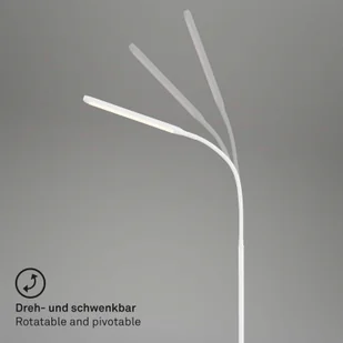 Briloner Lampa stojąca LED Pivaz regulowana biała - Lampy stojące - miniaturka - grafika 4
