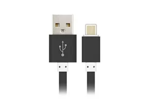 Kabel Leather Iphone 5/6 Czarny - Kable USB - miniaturka - grafika 1