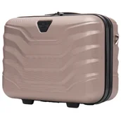 Walizki - Kuferek podróżny Wings PEAFOWL kosmetyczka 14" CHAMPAGNE - miniaturka - grafika 1