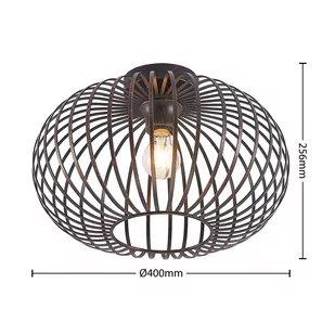 Lindby Rosalea lampa sufitowa, miedź - Lampy sufitowe - miniaturka - grafika 3