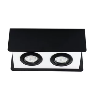 Kanlux Lampa sufitowa TORIM GU10 2x50W IP20 czarny 28463 - Oprawy, klosze i abażury - miniaturka - grafika 1