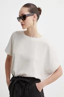 Bluzki damskie - Protest bluzka Prtloua kolor beżowy gładka 1610743 - miniaturka - grafika 1