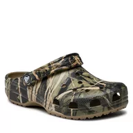 Klapki i japonki damskie - Crocs Klapki Classic Realtree 12132 Khaki1 - miniaturka - grafika 1