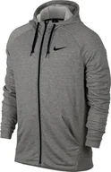 Bluzy męskie - Nike Bluza męska Dry Hoodie Fz Fleece szara r. M 860465 063 - miniaturka - grafika 1