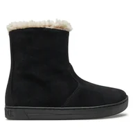 Buty dla dziewczynek - Kozaki Birkenstock Lille Kids Leve M 1017843 Czarny - miniaturka - grafika 1
