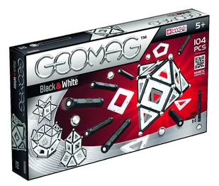 GeoMag Geomag Black&White 104 el. - Klocki - miniaturka - grafika 1