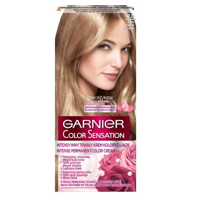 Garnier Garnier Color Sensation farba do włosów 7.0 Delikatnie opalizujący blond 1szt