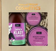 Zestawy kosmetyków damskich - Laq Zestaw Magnolia: Żel 500 ml + Krem do ciała 200 ml + Mus do twarzy - miniaturka - grafika 1