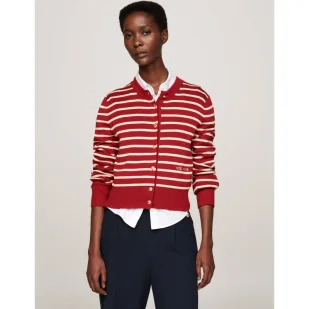 Tommy Hilfiger Kardigan Regular Fit - Swetry damskie - miniaturka - grafika 1