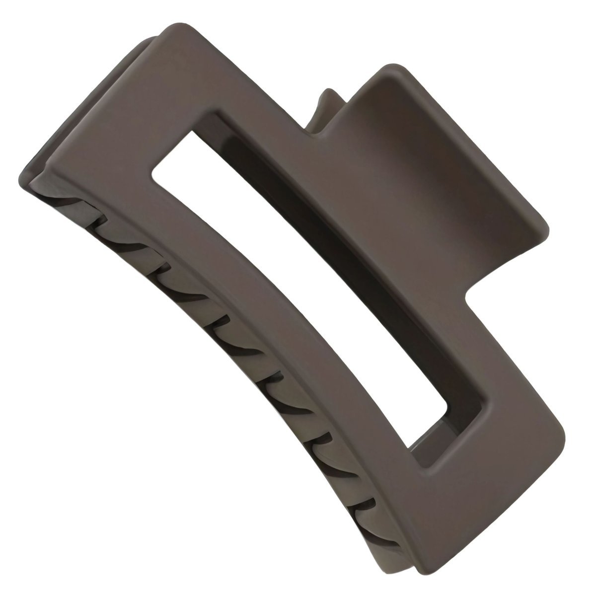 Klamra do Włosów Brązowa Duża Spinka Francuska Matowa Lekka i Wytrzymała