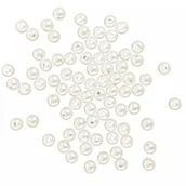 Zabawki kreatywne - Zestaw pereł dekoracyjnych 10mm 40g jasne białe - miniaturka - grafika 1