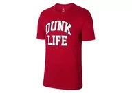 Koszulki męskie - Nike Air Jordan Rise Basketball Verbiage Tee Gym Red - miniaturka - grafika 1