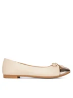 Baleriny - JENNY Baleriny WFA3602-2 Beżowy - miniaturka - grafika 1