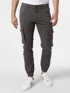 Jack & Jones Spodnie Mężczyźni Bawełna szary jednolity, 31-32 - Spodnie męskie - miniaturka - grafika 1