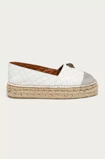 Espadryle damskie - Kurt Geiger London London - Espadryle skórzane Morella Eagle - grafika 1