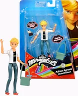 Figurki dla dzieci - Miraculous Mini Figurka Adrien Agreste Model Student + Akcesoria - miniaturka - grafika 1