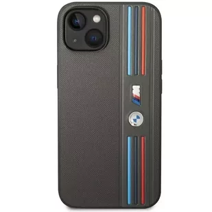 Etui na telefon BMW BMHCP14M22PPMA do Apple iPhone 14 Plus 6,7" szary/grey Tricolor M Collection - Etui i futerały do telefonów - miniaturka - grafika 3