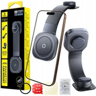 Uchwyty samochodowe do telefonów - Uchwyt magnetyczny Baseus PrimeTrip C03 kompatybilny z MagSafe przyklejany na deskę rozdzielczą - czarny - miniaturka - grafika 1