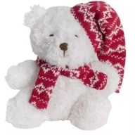 Maskotki i pluszaki - Pluszowy miś na Boże Narodzenie - 16 cm - miniaturka - grafika 1