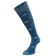 Skarpetki męskie - Męskie podkolanówki Dare 2b Mens Printed Ski Socks II Rozmiar skarpet: 39-42 / Kolor: niebieski - miniaturka - grafika 1
