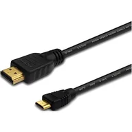 Kable komputerowe i do monitorów - Elmak SAVIO CL-09 Kabel HDMI AM - mini HDMI DM, v1.4, 4Kx2K, 1.5m - miniaturka - grafika 1