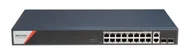Switche - Hikvision DS-3E1520HP-SI-16P2T2F łącza sieciowe Zarządzany Gigabit Ethernet (10/100/1000) Obsługa PoE DS-3E1520HP-SI-16P2T2F - miniaturka - grafika 1