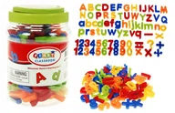 Tablice dla dzieci - Cyferki Literki 128 el. - miniaturka - grafika 1