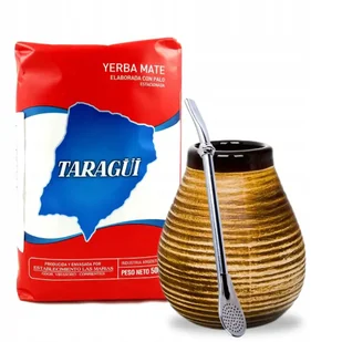 Zestaw Startowy do Yerba Mate Taragui Elaborada + Tykwa Matero Bombilla - Yerba Mate - miniaturka - grafika 1