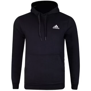 Bluzy męskie - Adidas Bluza Męska Cienka Feelcozy Hd Black Gv5294 S - grafika 1