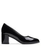 Czółenka - Clarks Czółenka Freva 55 Court 26174873 Czarny - miniaturka - grafika 1