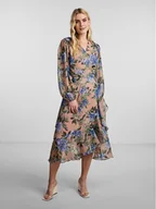 Sukienki - YAS Sukienka koktajlowa 26029753 Fioletowy Standard Fit - miniaturka - grafika 1