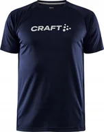 Koszulki męskie - Męska koszulka treningowa z krótkim rękawkiem Craft Core unify logo tee rozmiar XXL - miniaturka - grafika 1
