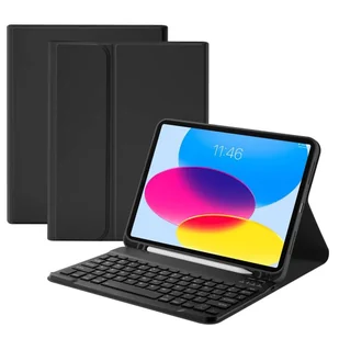 Etui Smart Folio z klawiaturą do Apple iPad 10 gen. 10.9” (2022) / 11 gen. 11” (2025) (Czarny) - Etui do tabletów - miniaturka - grafika 1