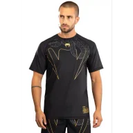 Kimona, stroje i obuwie - Venum Serpenti Dry Tech Koszulka Treningowa Black/Silver/Gold - miniaturka - grafika 1