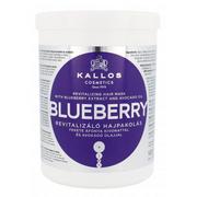 Kallos Blueberry Hair Mask 1000ml Maseczka do suchych i uszkodzonych włosów